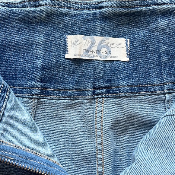 Free People | Indigo Blue Virgo Mini Skirt - Picture 4 of 5